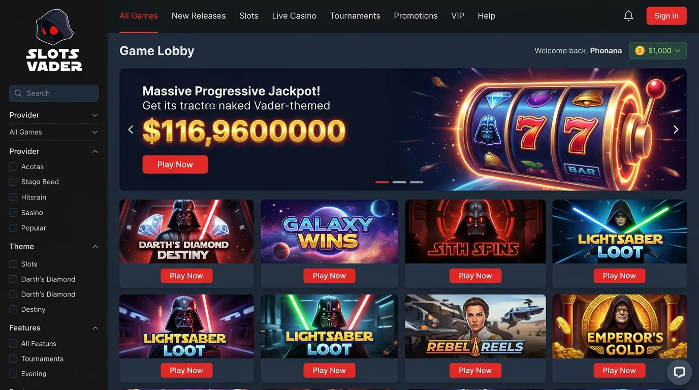 Slotsvader Casino Login